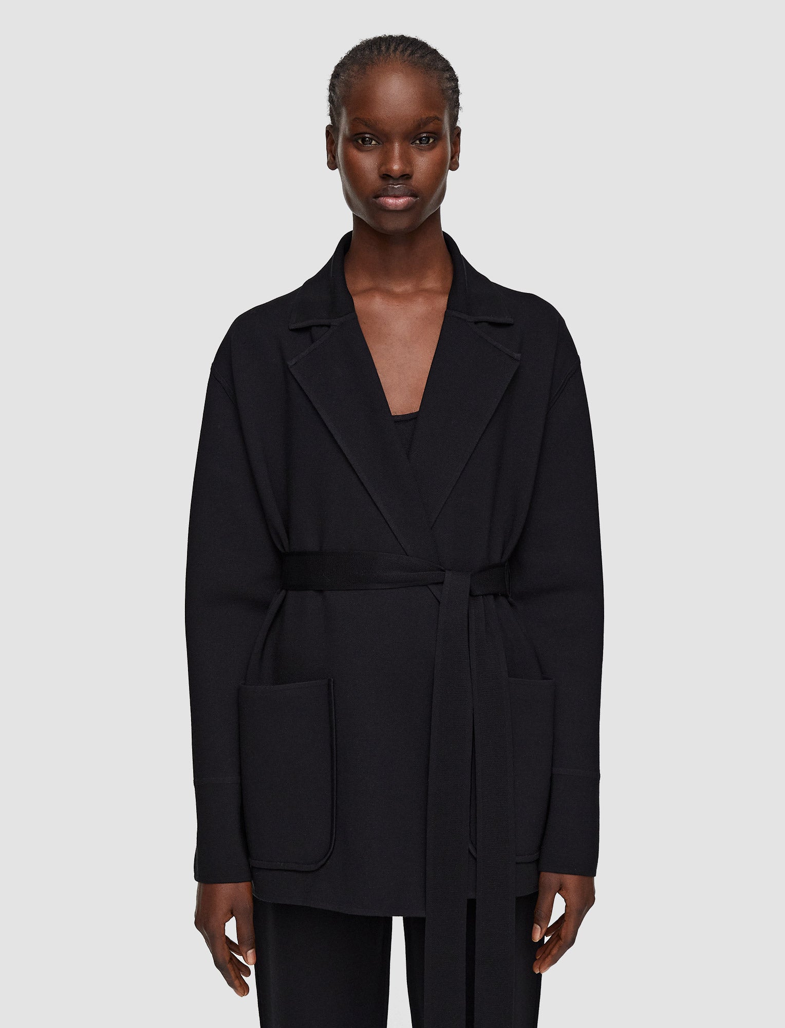 black-silk-stretch-jacket-JOSEPH