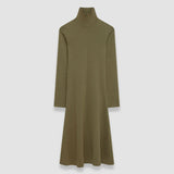 Green Silk Stretch Dress - Joseph