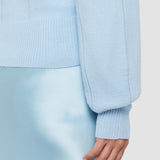 Blue Soft Wool Cardigan - Joseph