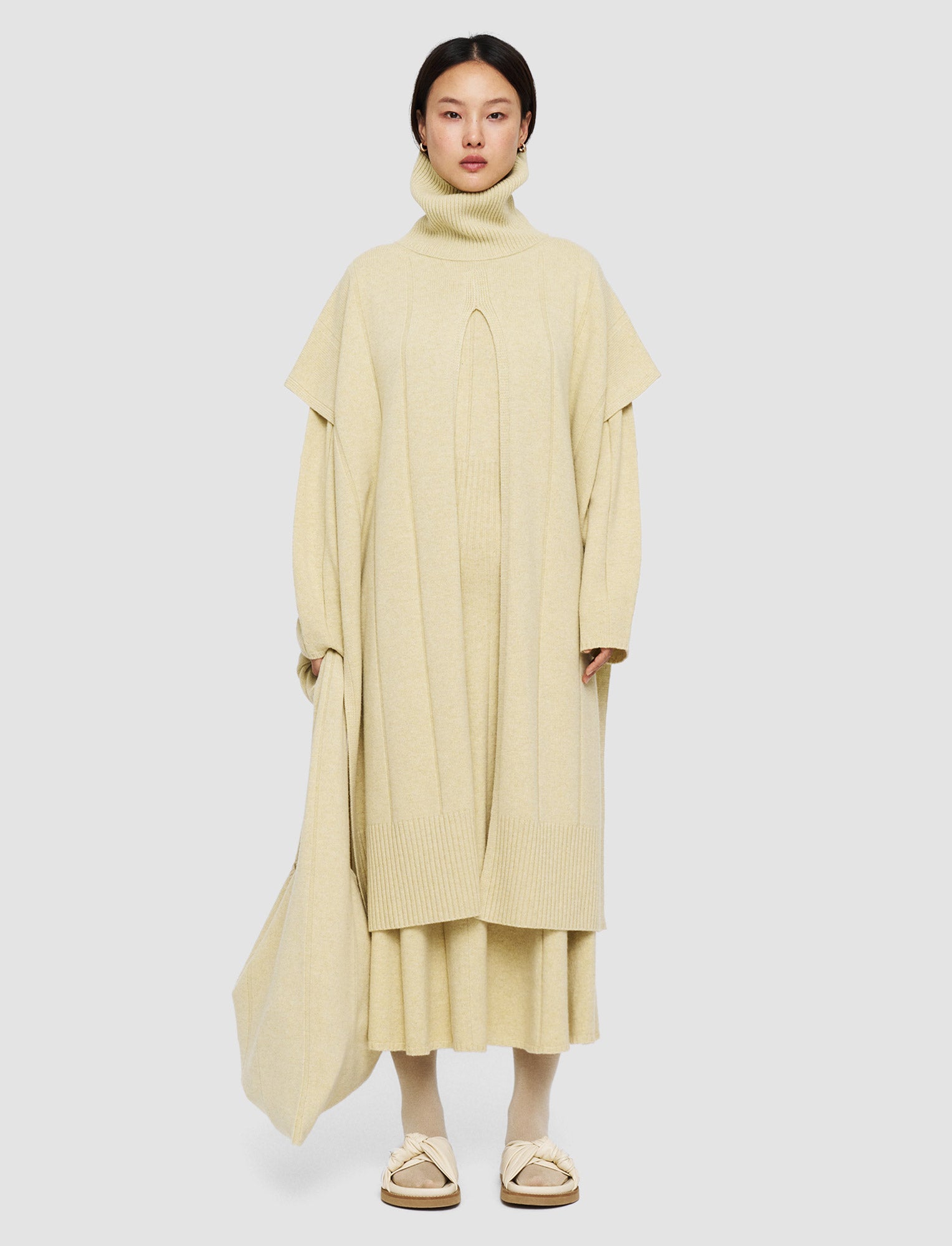 green-soft-wool-poncho-JOSEPH