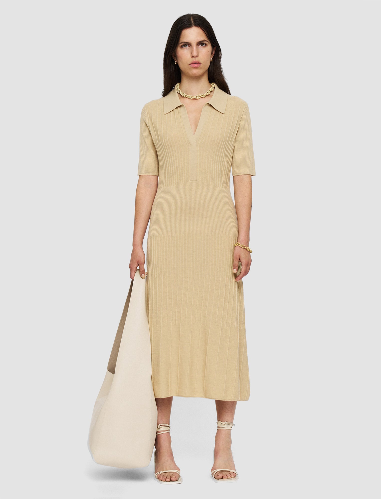 beige-fine-merino-rib-dress-JOSEPH