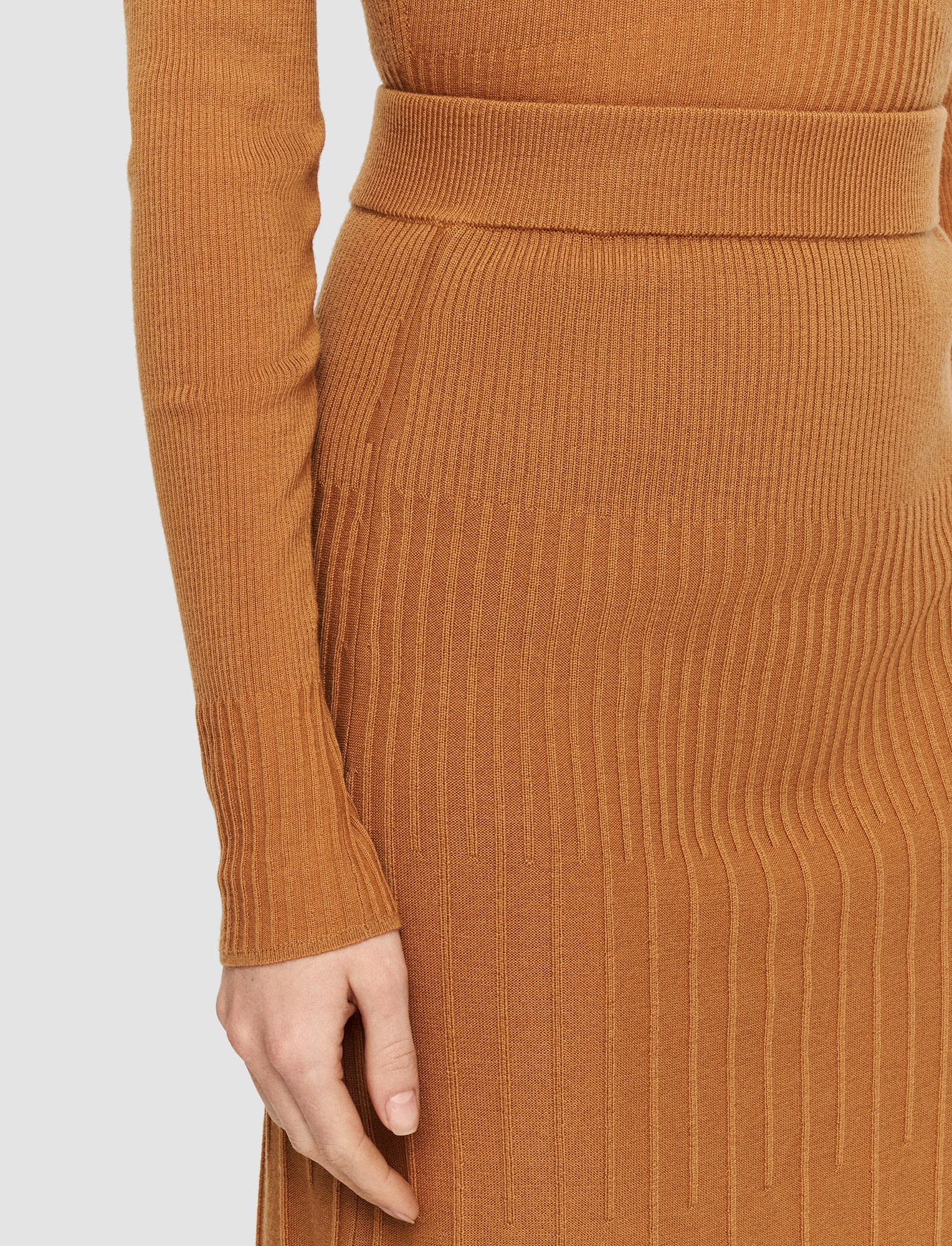 brown-fine-merino-rib-skirt-JOSEPH