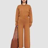 Brown Silk Cashmere Culottes - Joseph