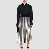 Multicolour Stripes Skirt - Joseph