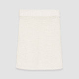 White Textured Knit Skirt - Joseph