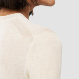 Beige Refined Cotton Silk Top - Joseph