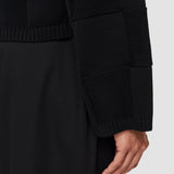 Black Textured Vichy Crew Neck Jumper - Joseph