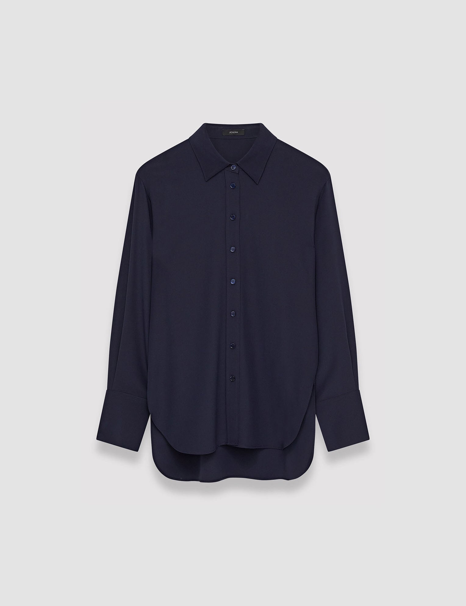 Blue Joe Silk Crepe de Chine Blouse - Joseph