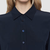 Blue Joe Silk Crepe de Chine Blouse - Joseph