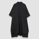 Black Dania Poplin Dress - Joseph