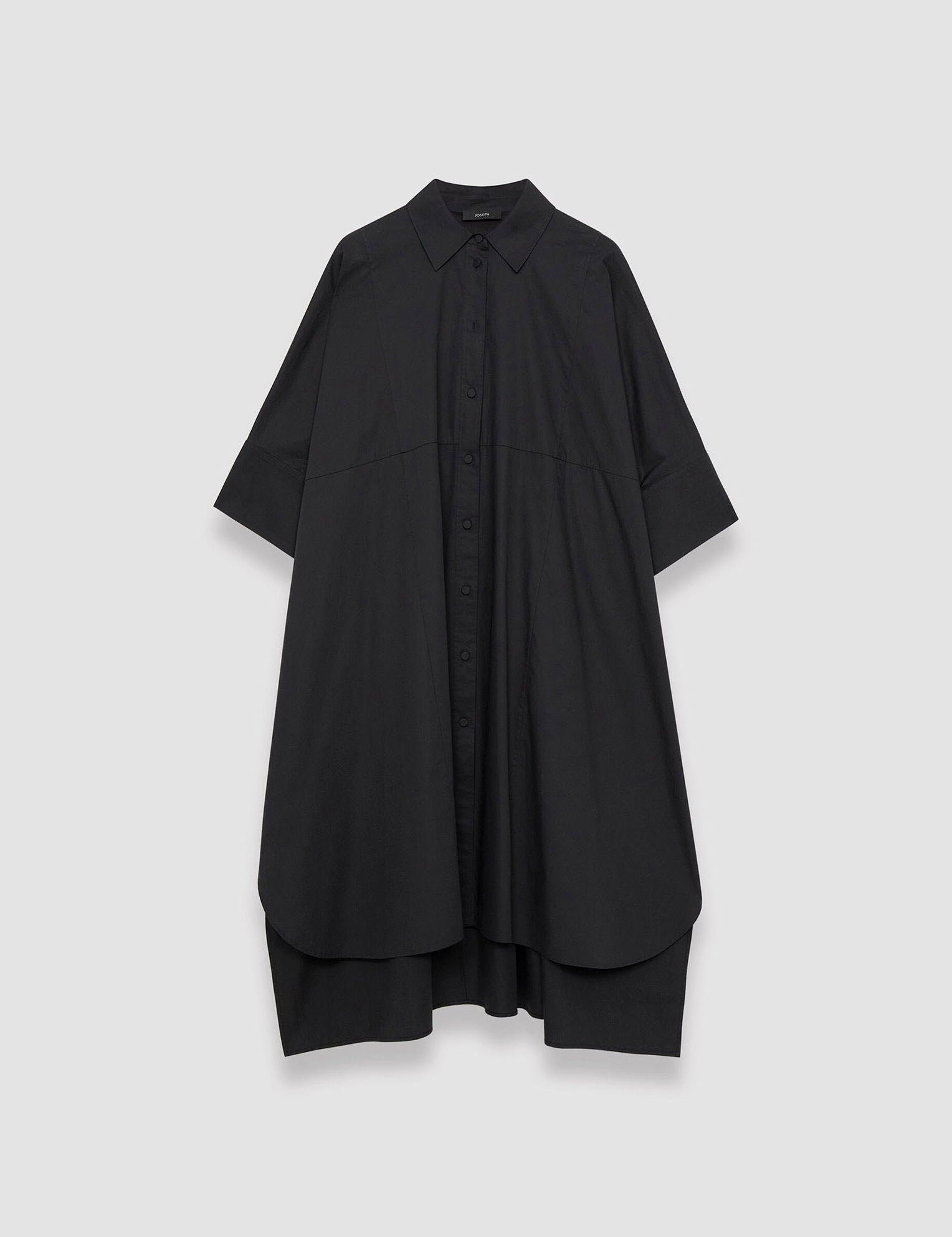 Black Dania Poplin Dress - Joseph