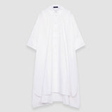 White Dania Poplin Dress - Joseph