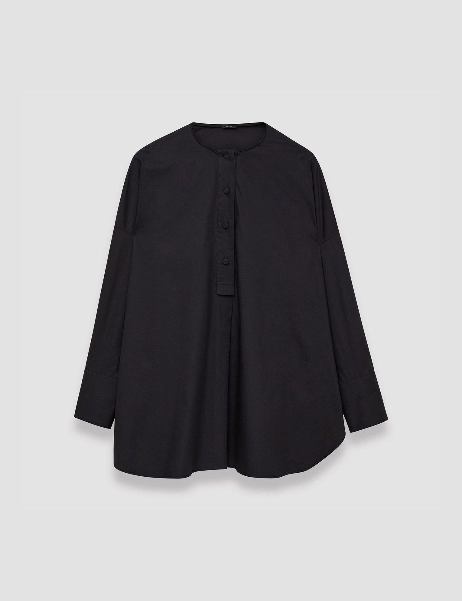 Black Poplin Botha Blouse - Joseph