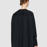 Black Poplin Botha Blouse - Joseph