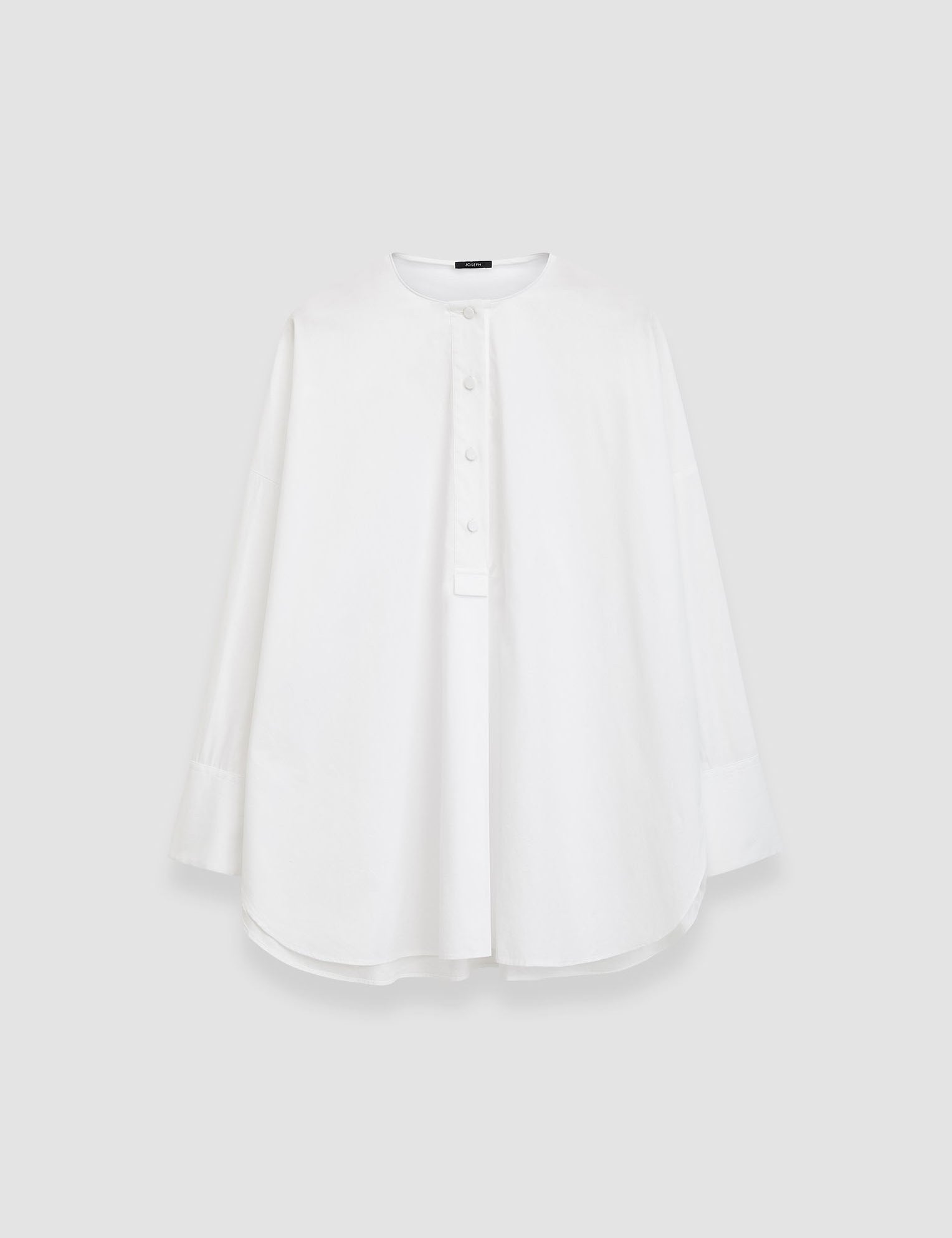 White Poplin Botha Blouse - Joseph