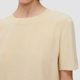 Beige Rubin Crepe de Soie Silk Blouse - Joseph