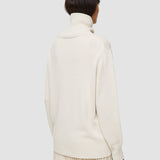 White Light Knit High Neck Jumper - Joseph