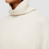 White Light Knit High Neck Jumper - Joseph