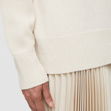 White Light Knit High Neck Jumper - Joseph