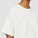 White Mercerised Cotton T-shirt - Joseph