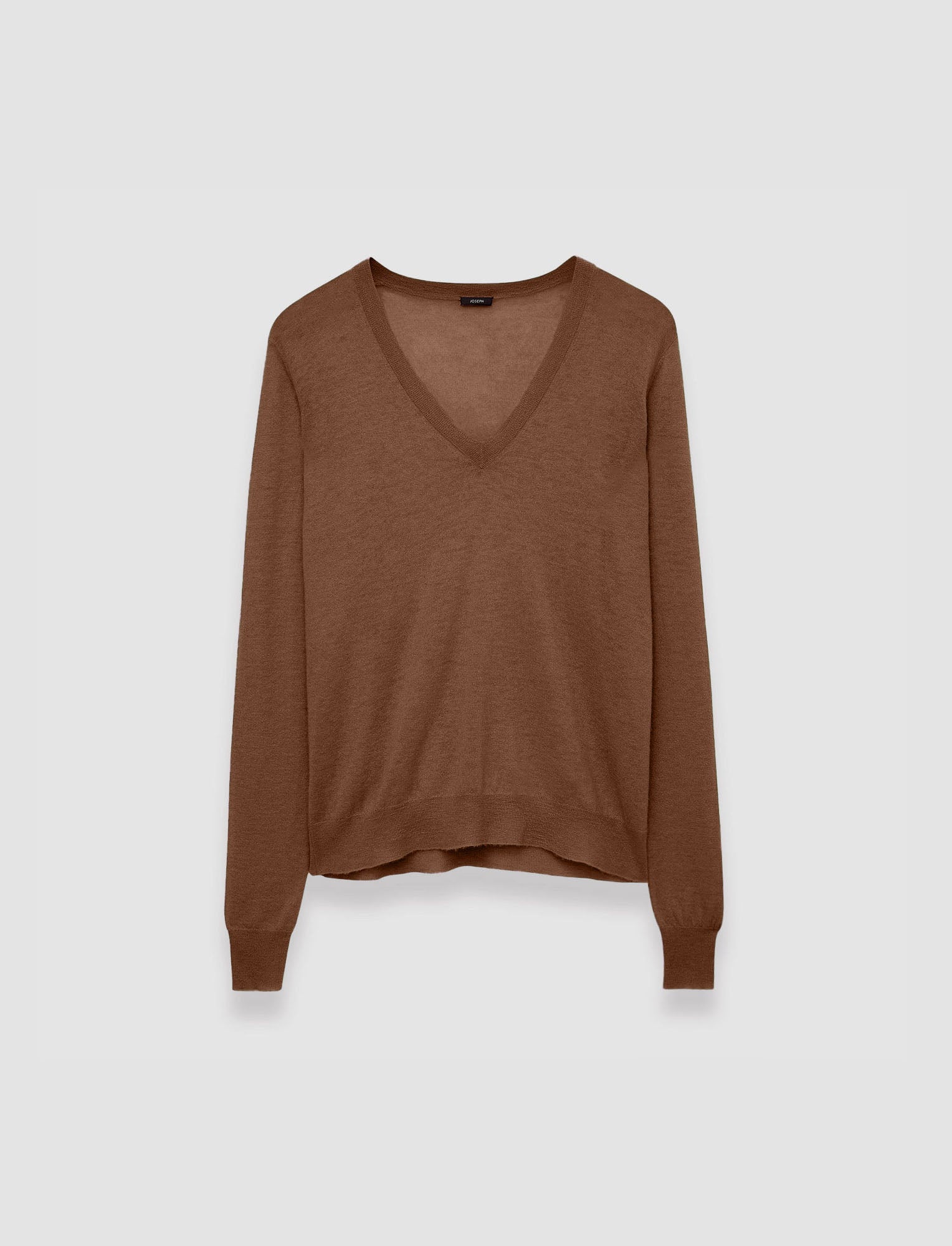 brown-cashair-v-neck-jumper-JOSEPH