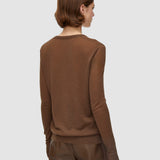 Brown Cashair V Neck Jumper - Joseph