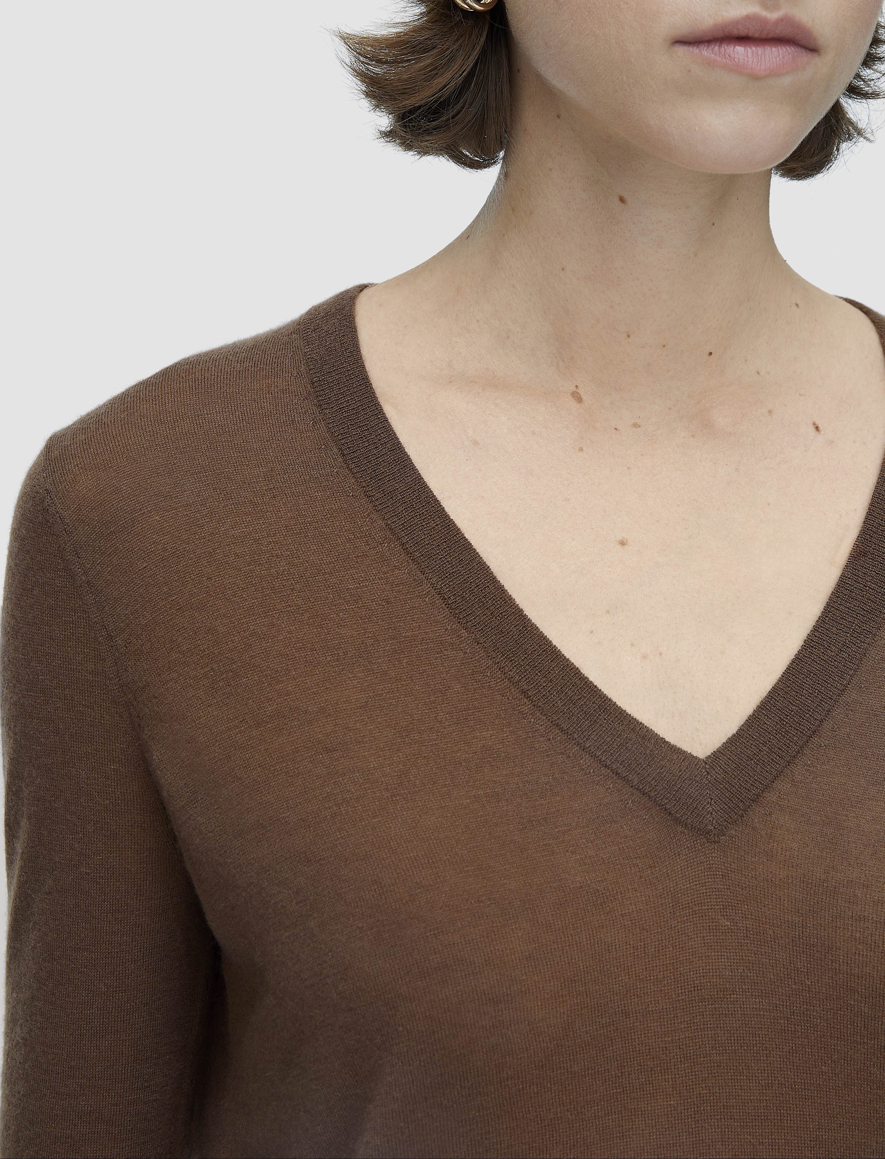 brown-cashair-v-neck-jumper-JOSEPH