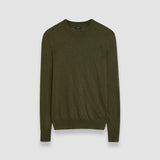 Green Cashair Round Neck Jumper - Joseph