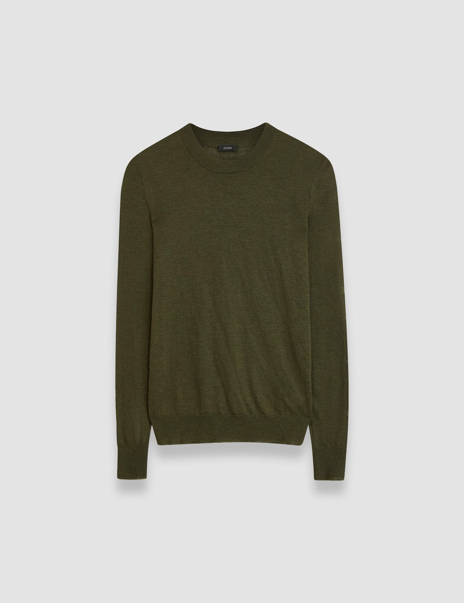 Green Cashair Round Neck Jumper - Joseph