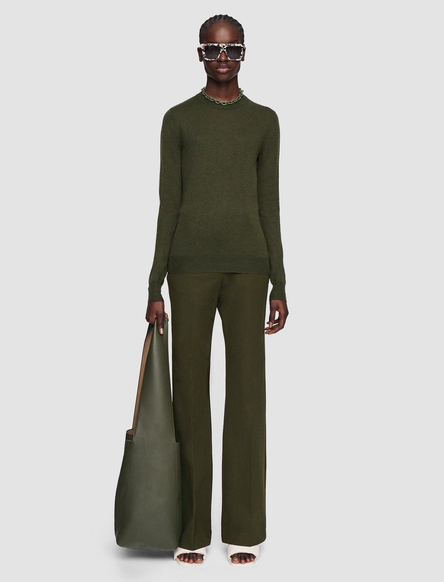 green-cashair-round-neck-jumper-JOSEPH