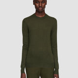 Green Cashair Round Neck Jumper - Joseph