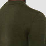 Green Cashair Round Neck Jumper - Joseph