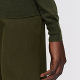 Green Cashair Round Neck Jumper - Joseph