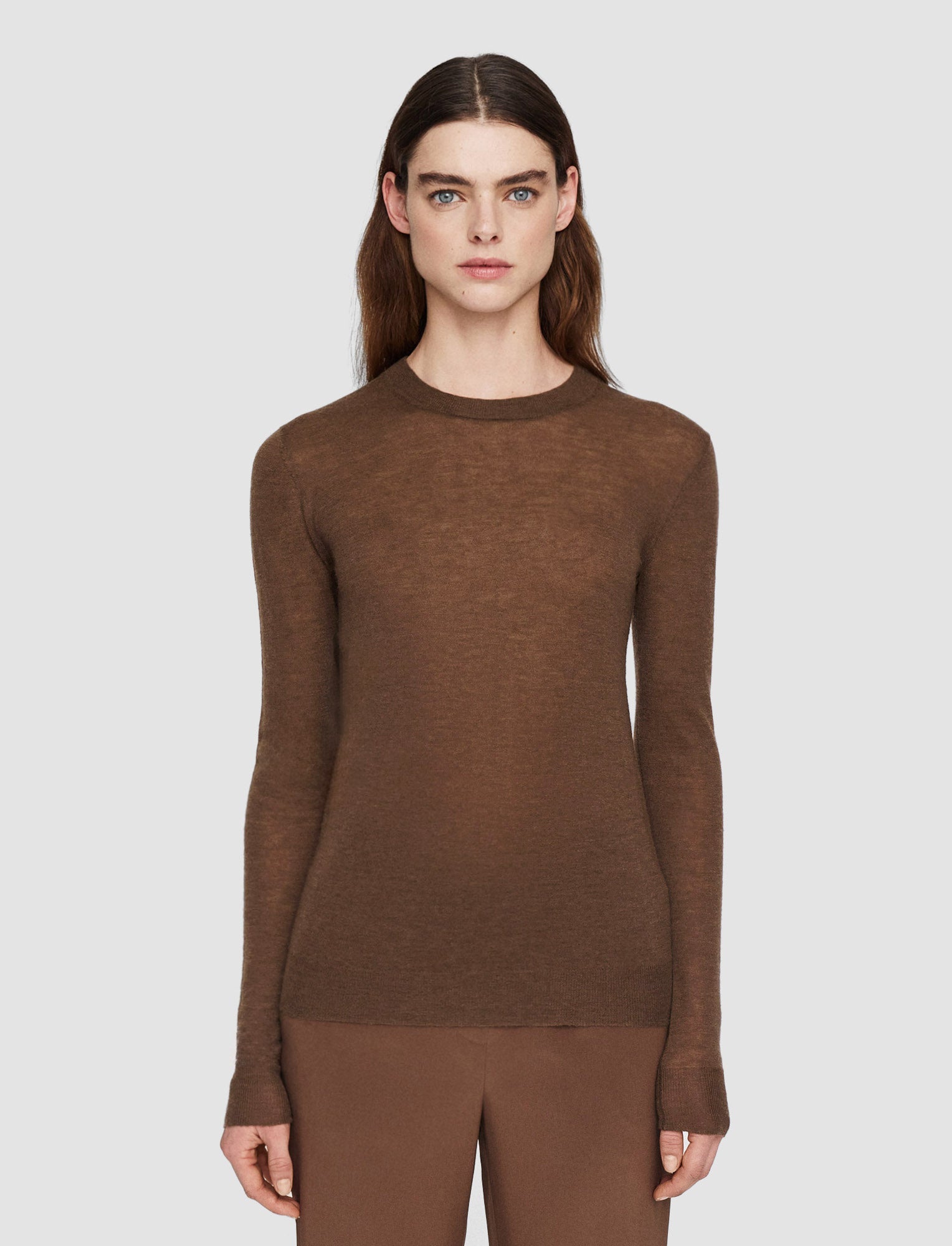 brown-cashair-round-neck-jumper-JOSEPH