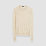 White Cashair Round Neck Jumper - Joseph