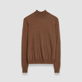 Brown Cashair High Neck Jumper - Joseph