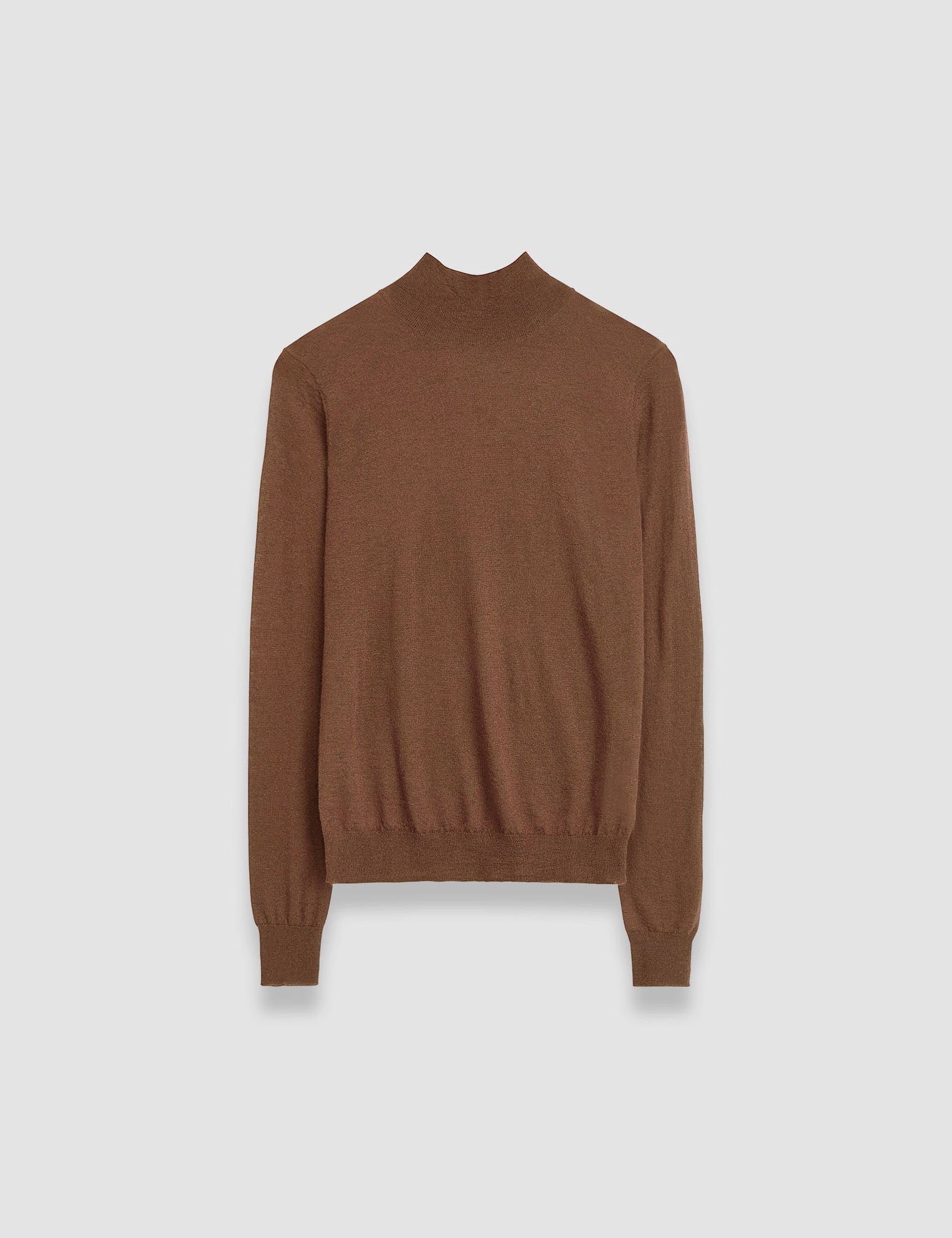 Brown Cashair High Neck Jumper - Joseph