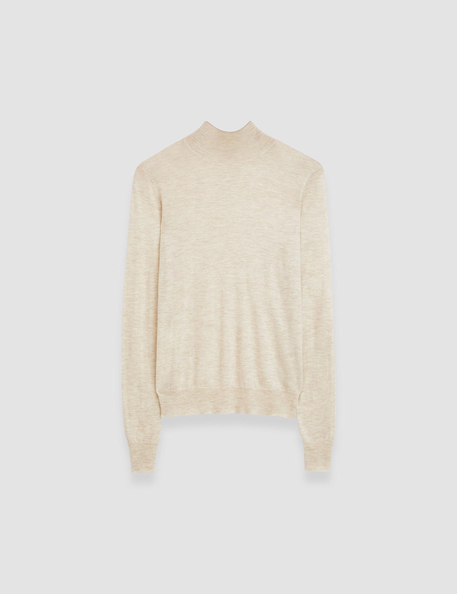 White Cashair High Neck Jumper - Joseph