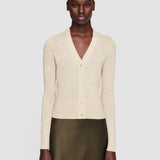 White Cashair Cardigan - Joseph