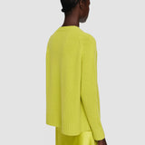 Green Open Cashmere V Neck Jumper - Joseph