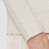 Beige Open Cashmere V Neck Jumper - Joseph