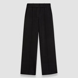 Black Milano Knit Stretch Trousers - Joseph