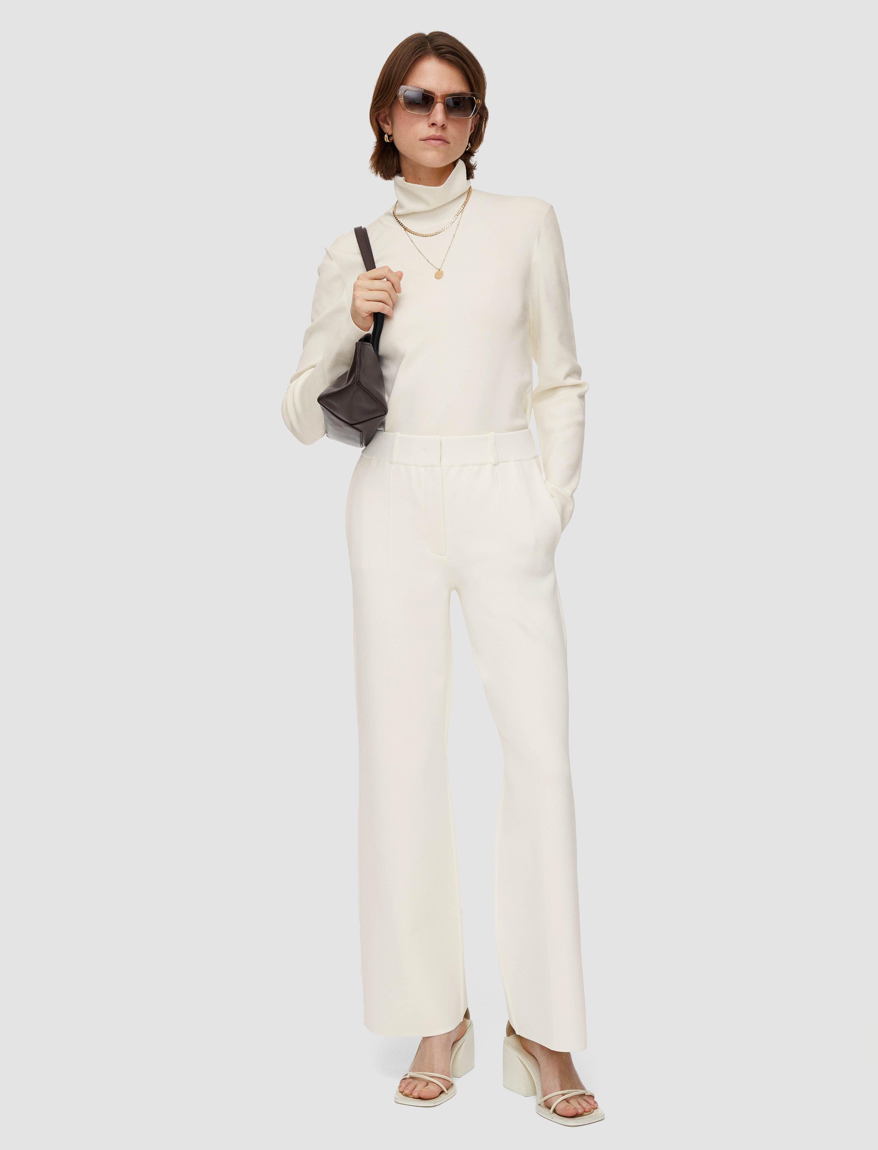 white-milano-knit-stretch-trousers-JOSEPH