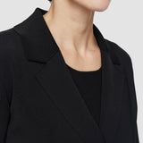 Black Milano Knit Stretch Jacket - Joseph