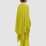 Green Merino Rib Wrap - Joseph