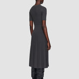 Grey Merino Rib Dress - Joseph