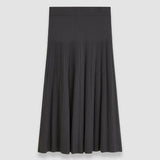 Grey Merino Rib Skirt - Joseph