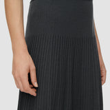 Grey Merino Rib Skirt - Joseph