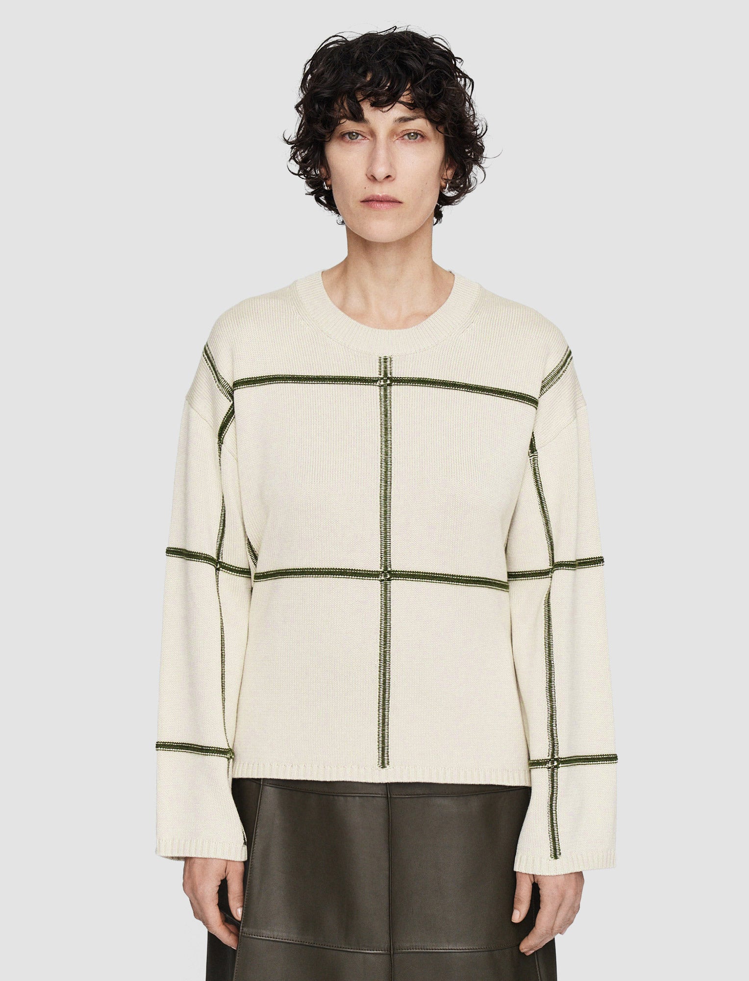 white-grid-cotton-silk-crew-neck-jumper-JOSEPH