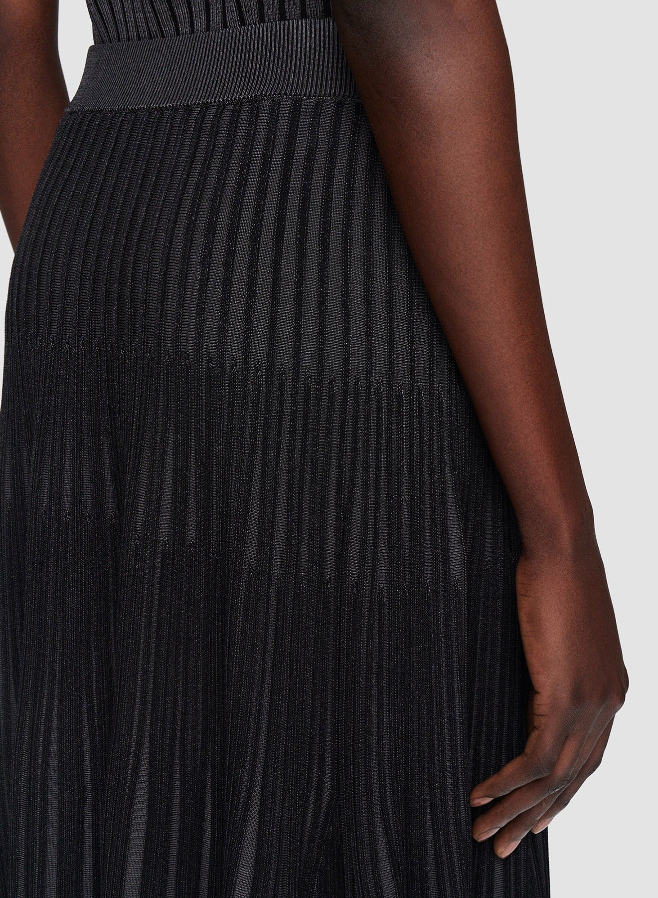 black-bi-colour-ribbed-skirt-JOSEPH